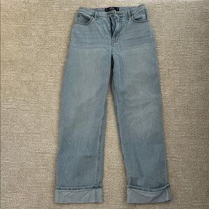 Hollister Light Blue High-Rise Jeans